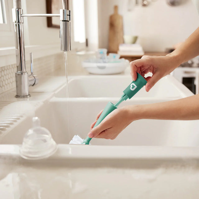 Munchkini harjakomplekt pudelite ja joogiklaaside pesemiseks