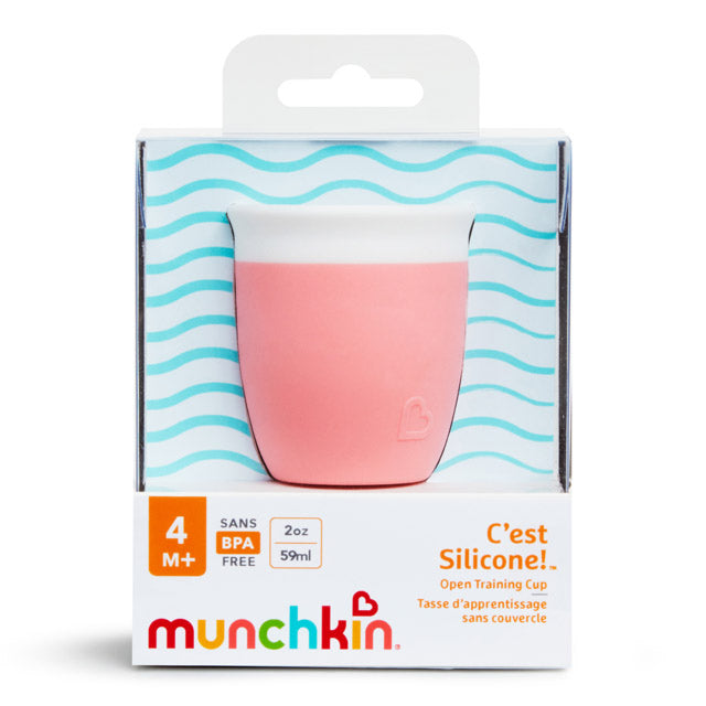 Munchkin mini silikoninis puodelis (coral)