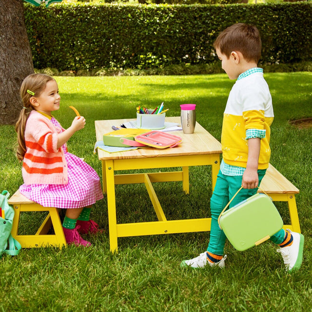 Munchkin priešpiečių dėžutė su skyriais Bento Box (žalia)