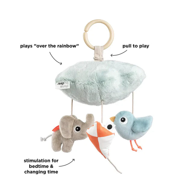 Done by Deer muzikinė karuselė Playground - Blue