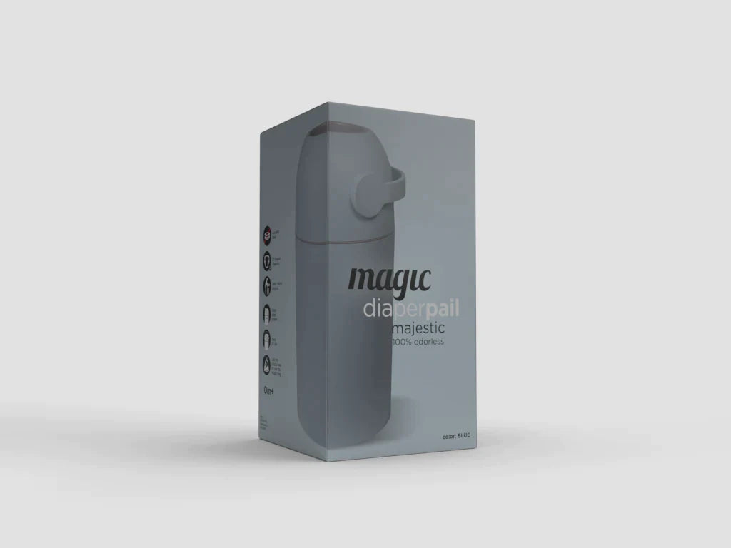 Autiņbiksīšu konteiners Magic (Majestic modelis, krāsa grafīta)