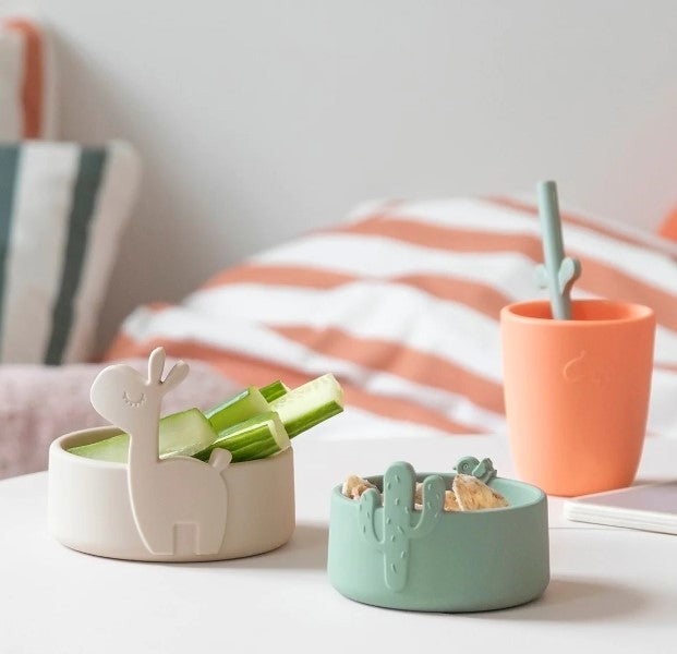 Done by Deer dubenėlių rinkinys Lalee Sand/Green (2vnt.)