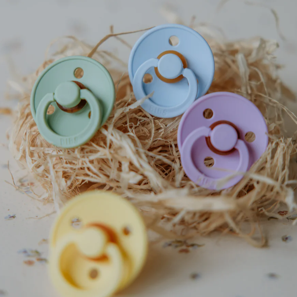 BIBS čiulptukų rinkinys 2 dydis (6 - 18 mėn.) Sunshine / Violet