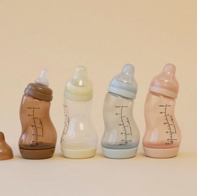 Difrax S-kujuline koolikute lutipudel 170 ml (erinevad värvid)