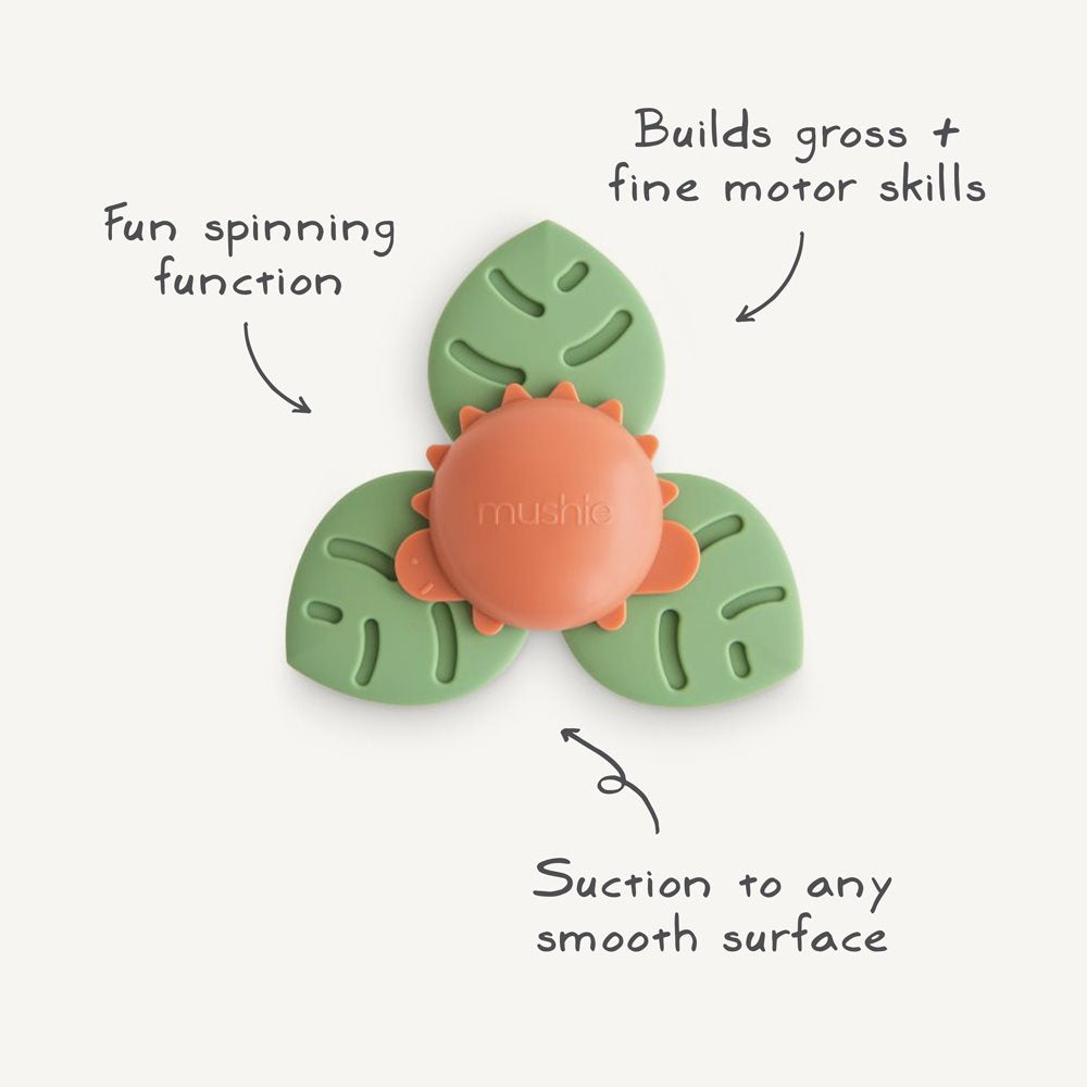 Mushie prilimpantis sukamasis žaislas (spinner) Lucky