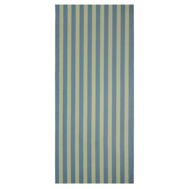 Molis&Co mikropluošto paplūdimio rankšluostis Green & Blue Stripes