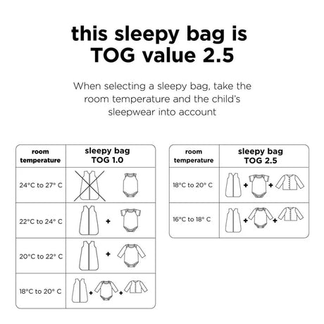 Done by Deer miegmaišis kūdikiui Tog 2.5 Playground Blue