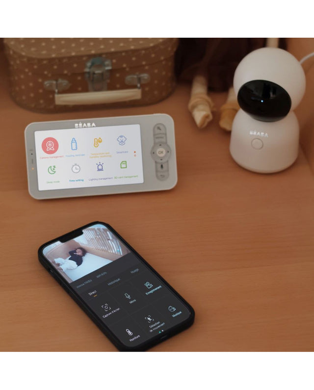 Beaba Zen video auklė su naktine lempute, White