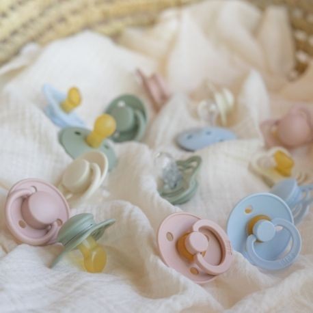 BIBS čiulptukų rinkinys 1 dydis (0 - 6 mėn.) Khaki / Dusty blue