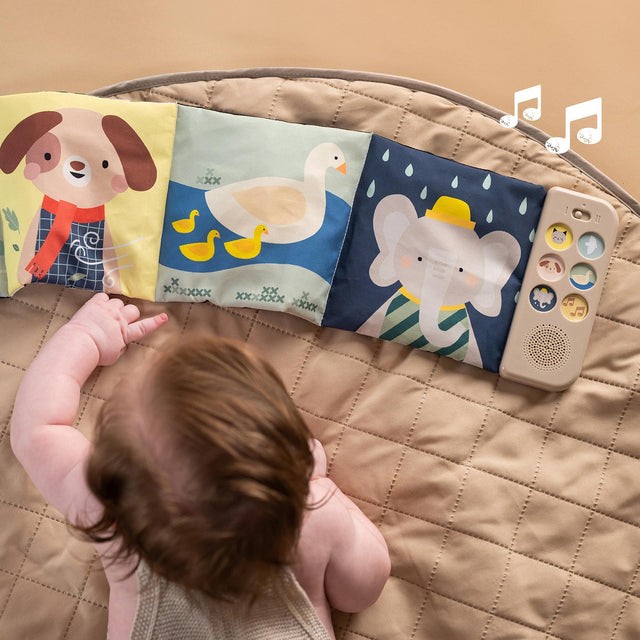 Taf Toys abpusēja mīksta grāmata mazuļiem "Pasaka"