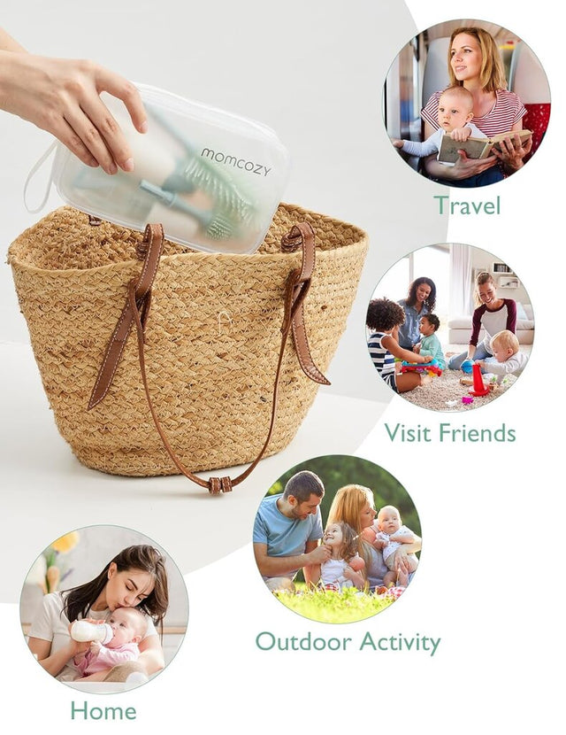 Munchkin suku komplekts pudeļu un glāžu mazgāšanai