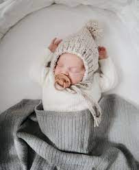 Mushie megztas pledas Ribbed Smoke