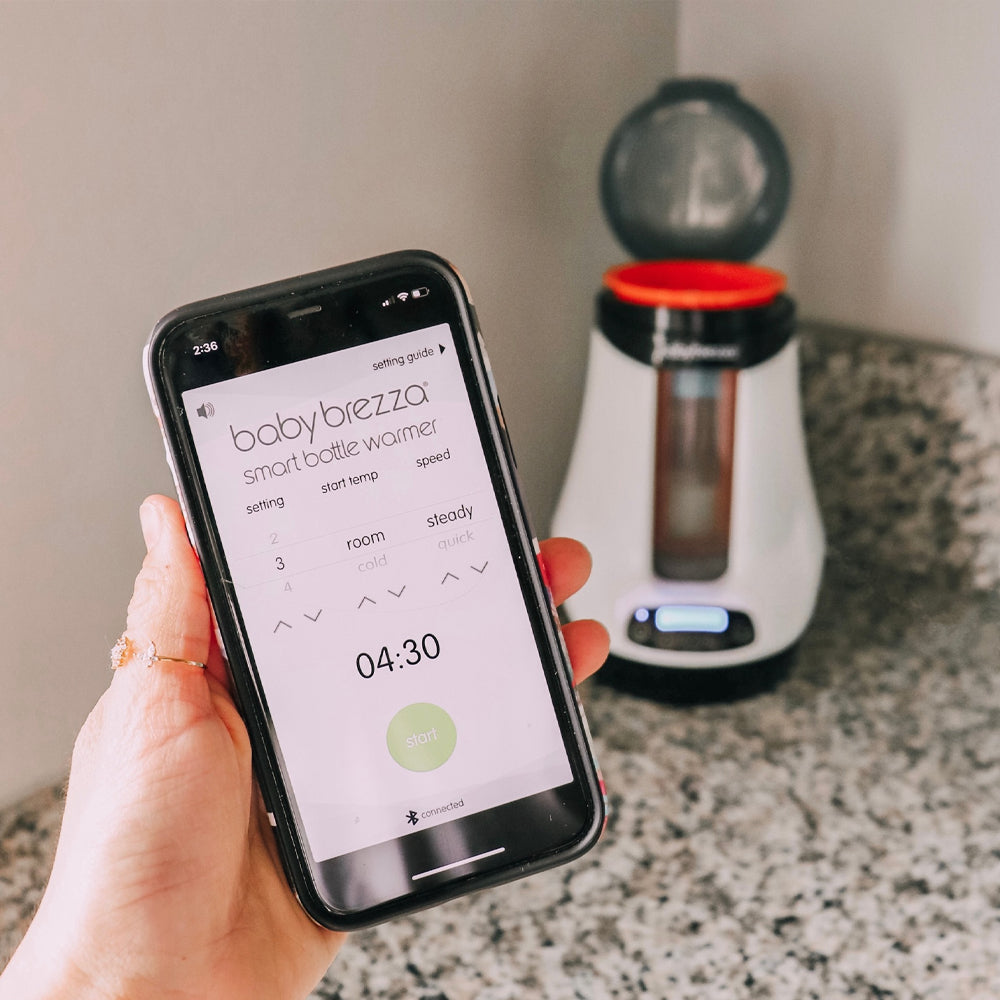 Baby Brezza Safe un Smart viedais pudeļu sildītājs