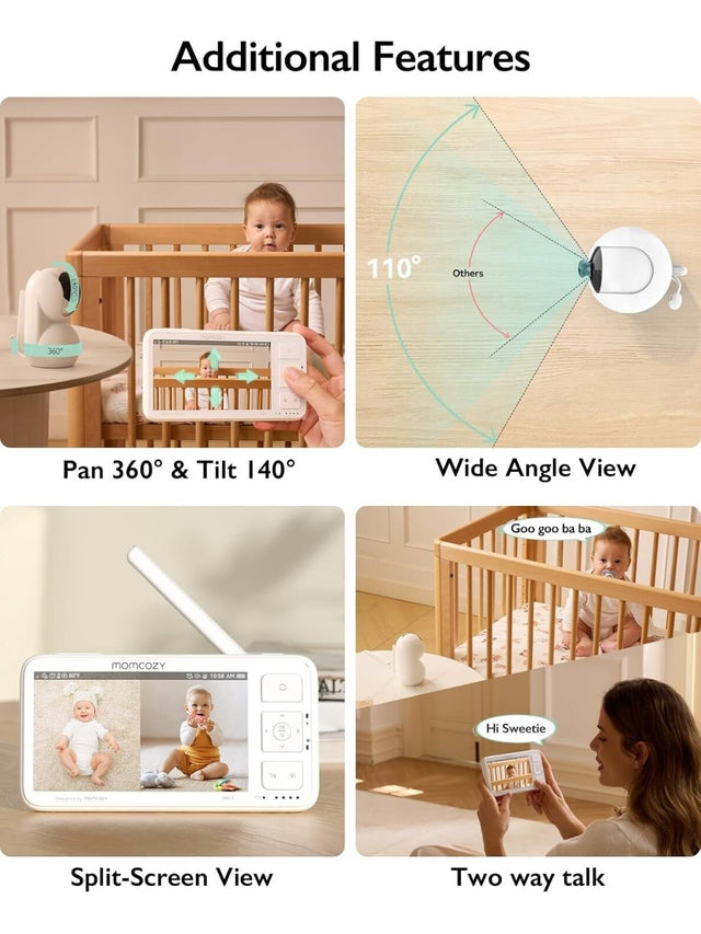 Momcozy videoauklė 5.5 colių Full HD BM03