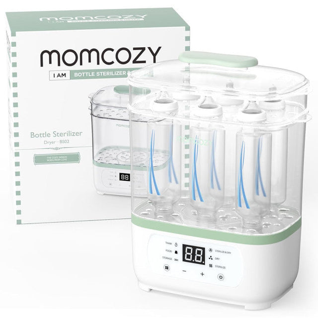 Momcozy 8-in-1 elektrinis garų buteliukų sterilizatorius kūdikiams