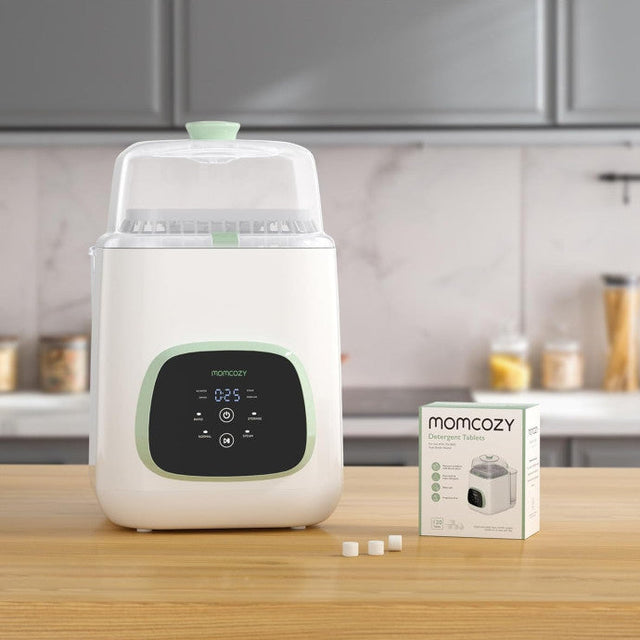 Momcozy buteliukų plovyklos KleanPal Pro plovimo tabletės, 120 vnt.