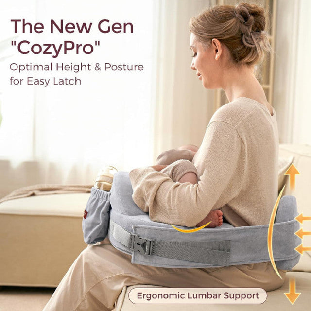 Momcozy CozyPro maitinimo pagalvė, grey