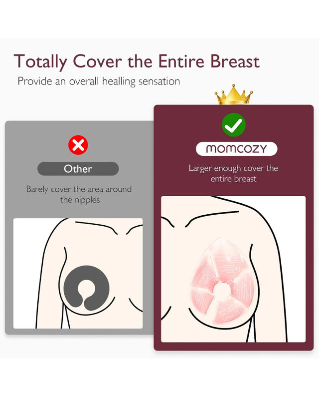 Momcozy daugkartiniai šildomieji ir šaldomieji kompresai krūtims, 2 vnt.