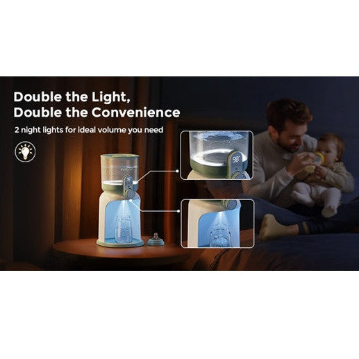 Momcozy Dual Lights vandens šildytuvas naktiniams maitinimams