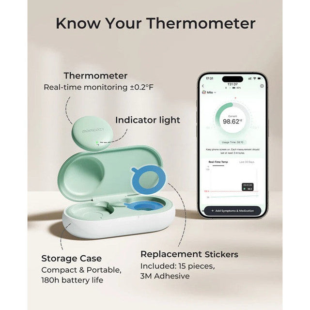 Momcozy išmanusis kūdikių termometras
