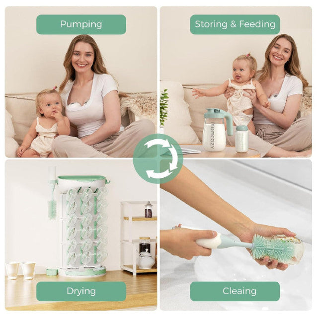 Momcozy modulinis 18 vnt. buteliukų džiovinimo stovas