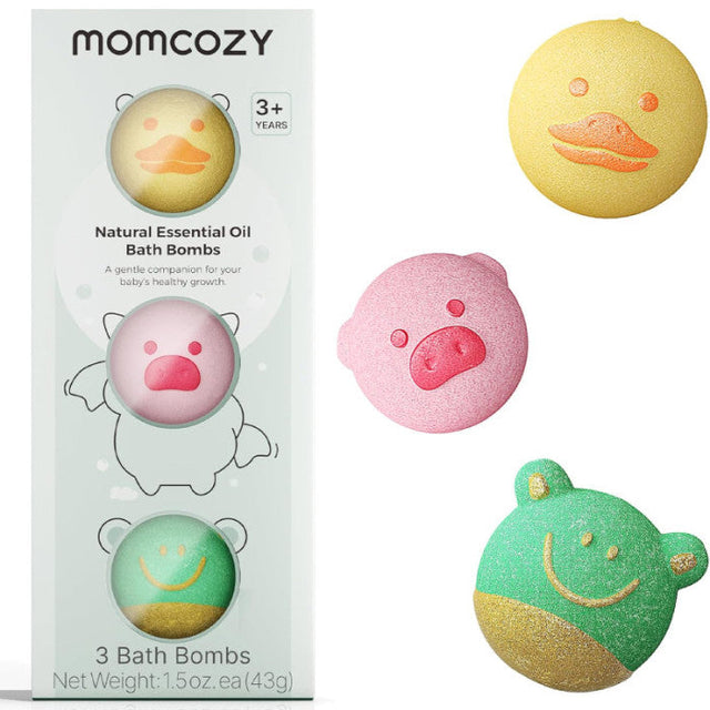 Momcozy vonios burbulai vaikams su natūraliais eteriniais aliejais, 3 vnt.