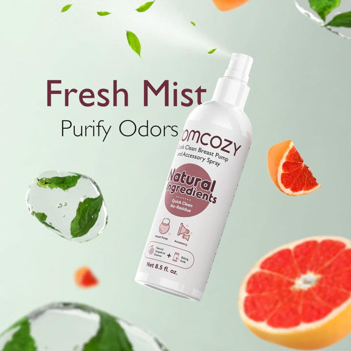 Momcozy nešiojamų pientraukių purškiamas valiklis