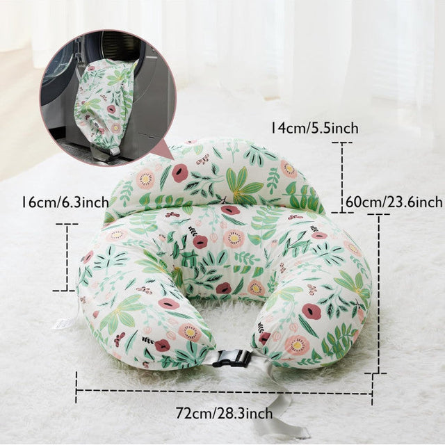 Momcozy prisitaikanti maitinimo pagalvė, green forest