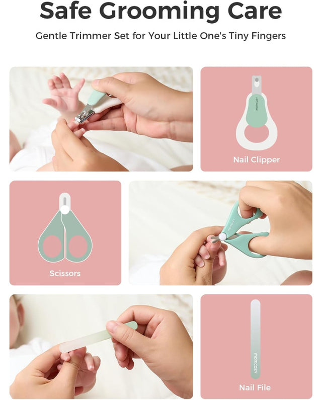 Momcozy rinkinys kūdikių priežiūrai, 10 priedų