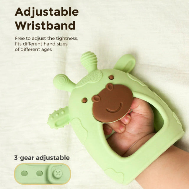 Mushie silikona košļājamā bumbiņa Shifting Sand