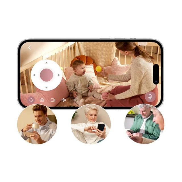 Momcozy smart 5.0 colių video auklė BM04 su wifi funkcija