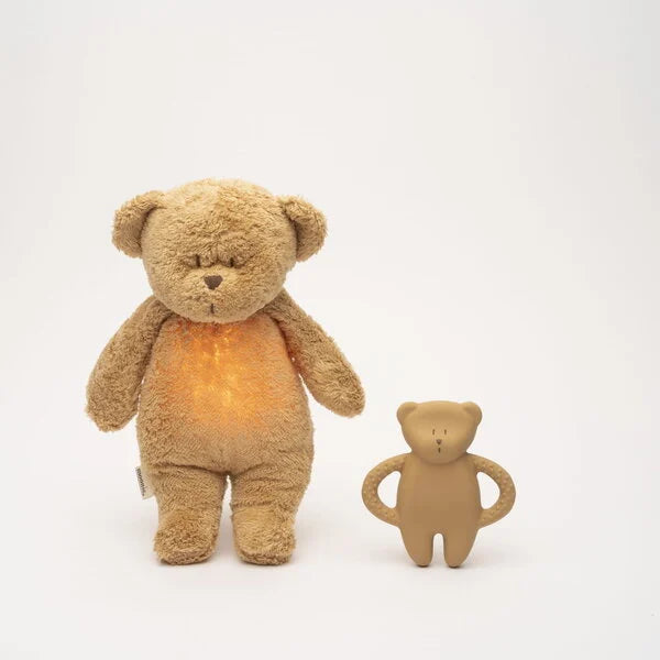 Moonie natūralaus kaučiuko kramtukas Bear Cappuccino