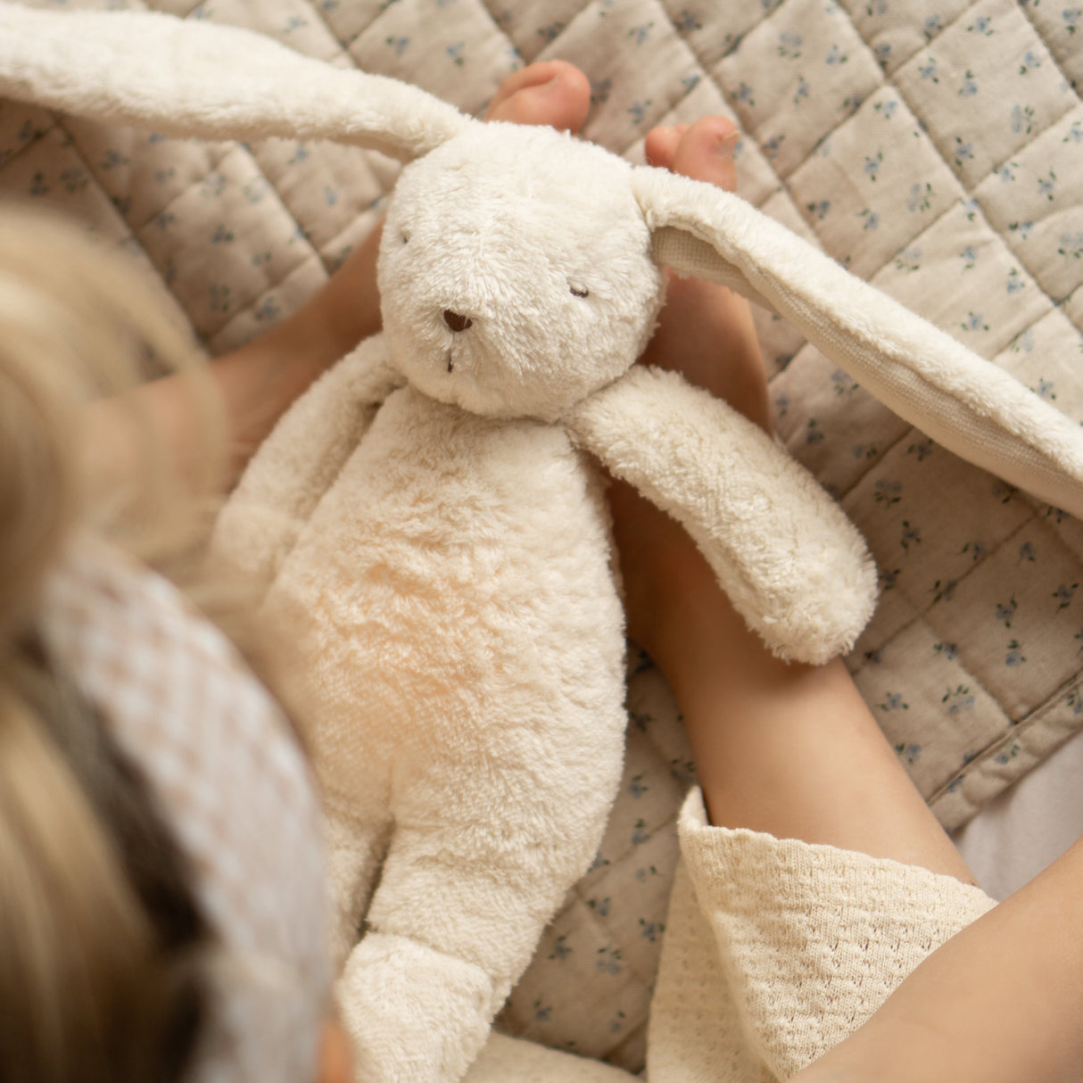 Moonie 2.0 migdukas Organic Humming Bunny - Sand su garso įrašymo funkcija