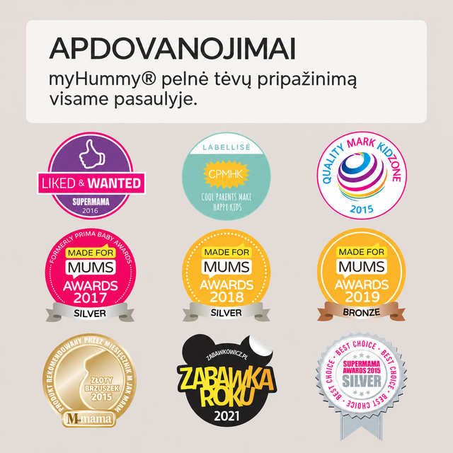 myHummy 5in1 migdukas-šildyklė Zuikis rožinis