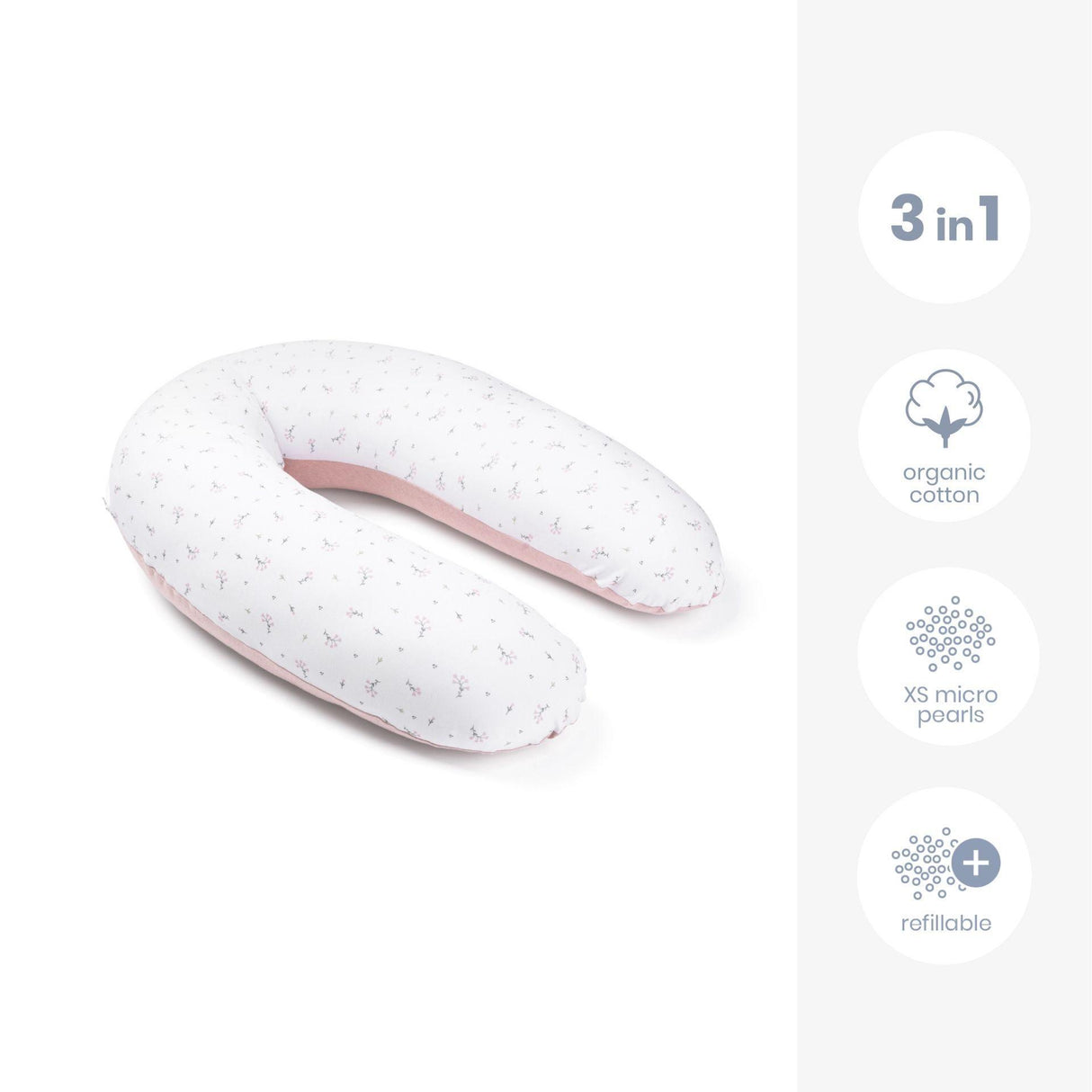 Doomoo Buddy toitmis- ja raseduspadi Blue Grey Moon