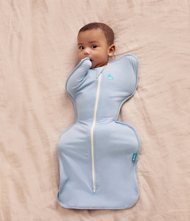 Love To Dream™ Swaddle Up™ miegmaišis Soft Blue TOG 1.0, 1 etapas, S dydis