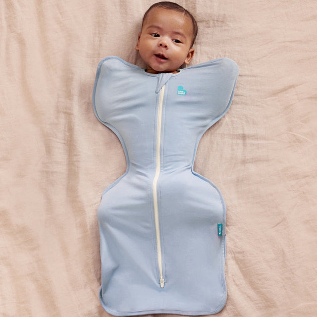 Love To Dream™ Swaddle Up™ miegmaišis Soft Blue TOG 1.0, 1 etapas, S dydis
