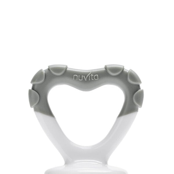 Nuvita Flavorillo 2in1 kieto maisto ir vaisių maitintuvas-kramtukas Sage Green