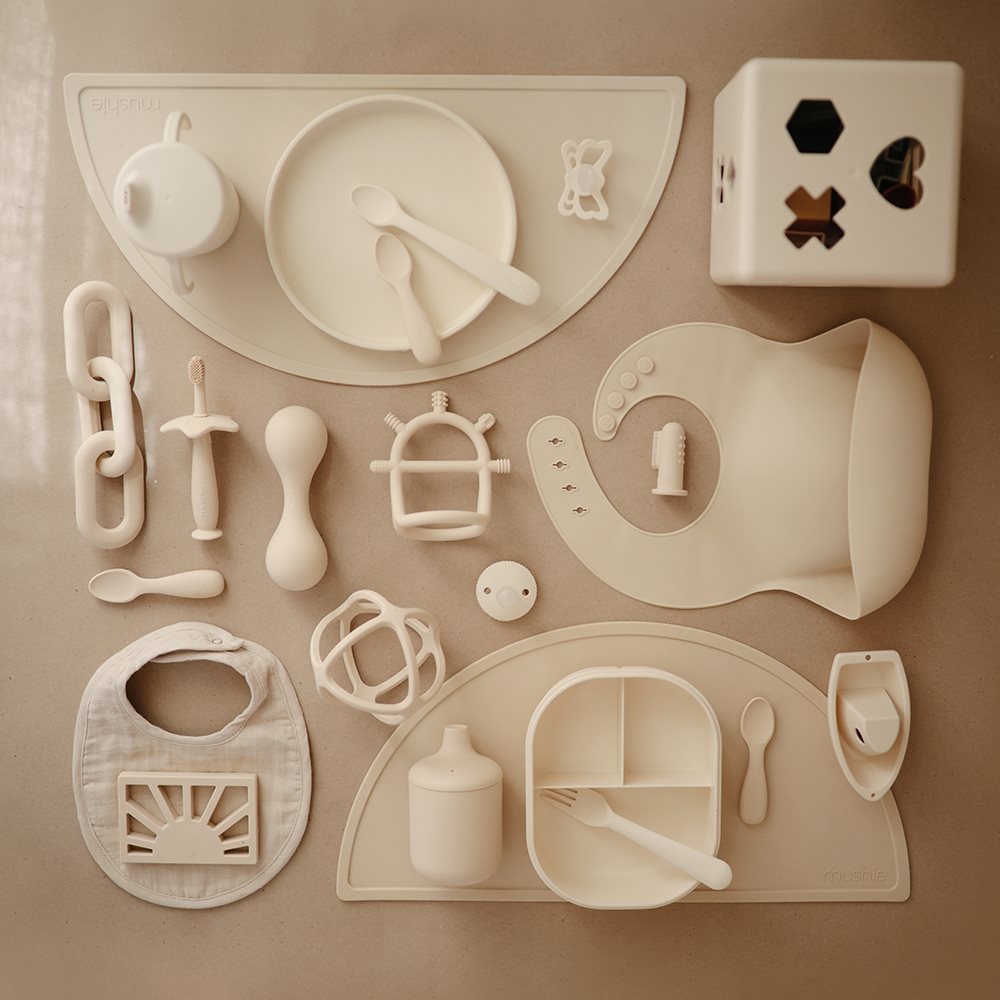 Mushie silikoonist närimispall Shifting Sand