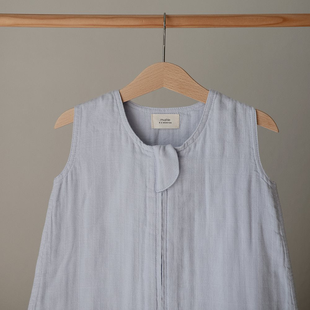 Mushie muslino miegmaišis kūdikiui Baby Blue (Tog 0.5)