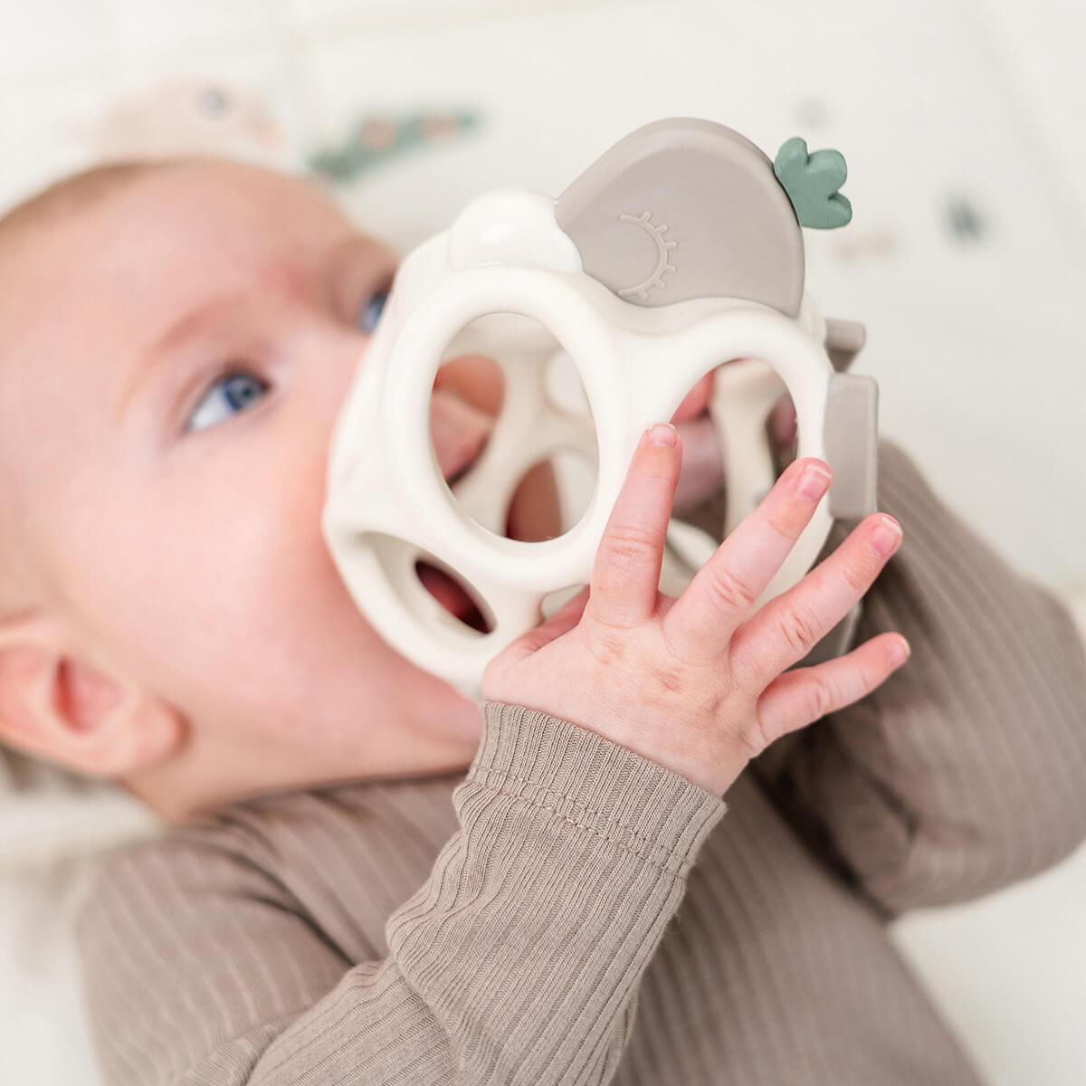 Mushie silikona košļājamā bumbiņa Žāvēts timiāns