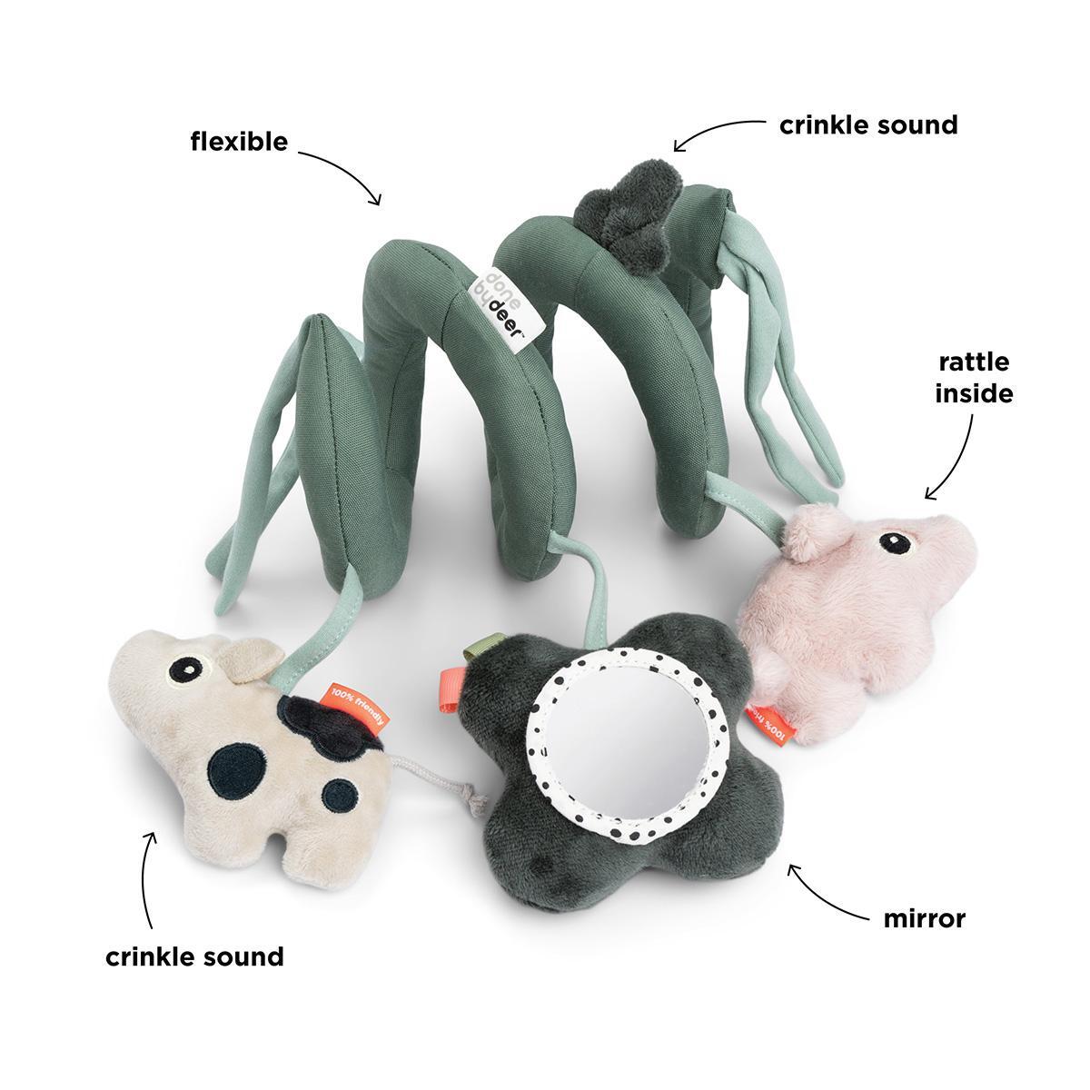 Izgatavoja Brieža spirāle - piekārta rotaļlieta Lalee Sand