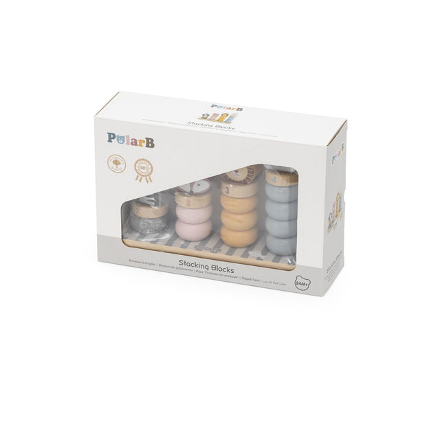 PolarB veriamos medinės kaladėlės