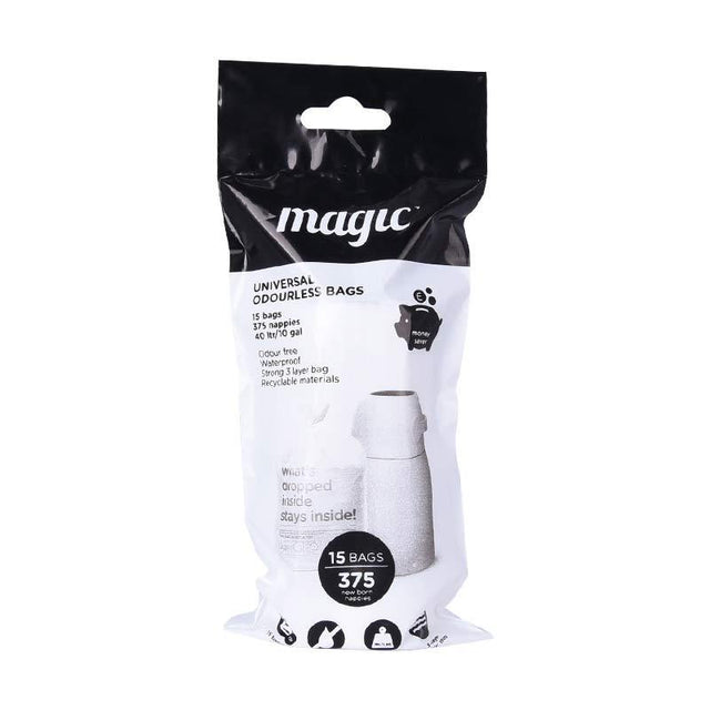 Autiņbiksīšu konteiners Magic Majestic maisiņi (45 gab.)