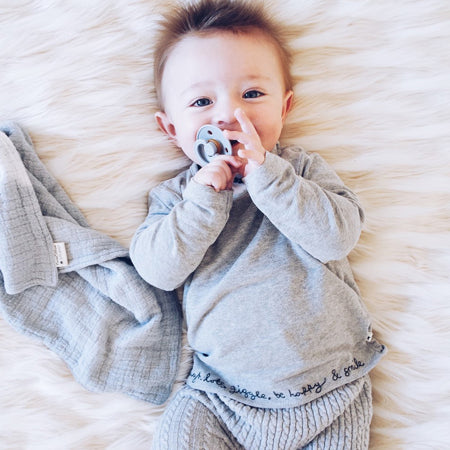 BIBS lutikomplekt suurus 2 (6-18 kuud) Anatomical Baby Blue / Bensiin