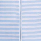 Natulino LITTLE WALKERS dvisluoksnis kūdikio miegmaišis Blue Stripes & White