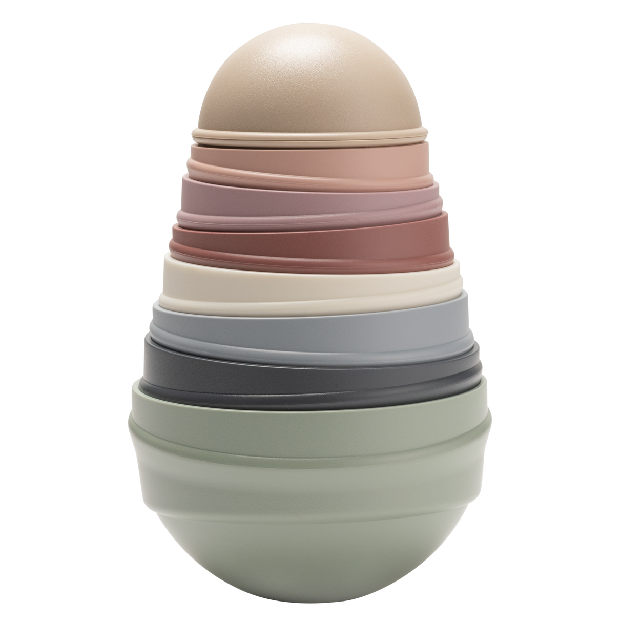 BIBS izglītojošs rotaļlietu šūpošanās tornis Pastel Rainbow