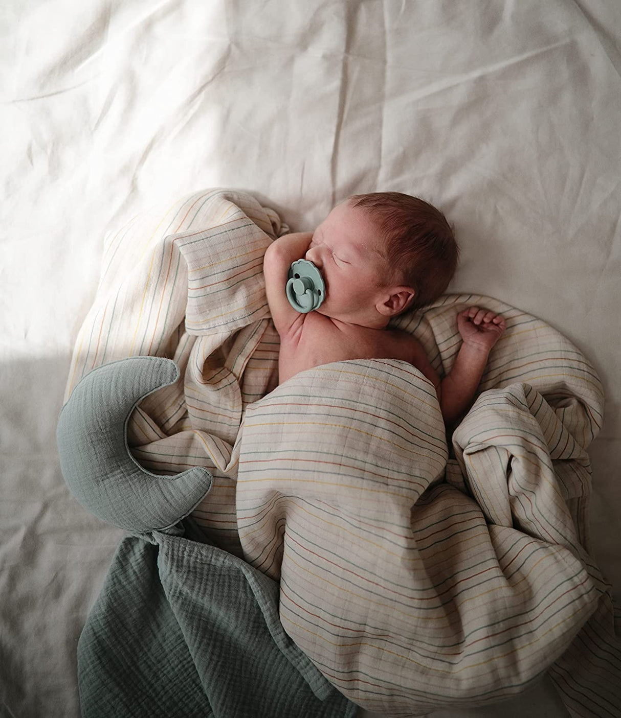 Mushie muslino vystyklas iš organinės medvilnės Sage