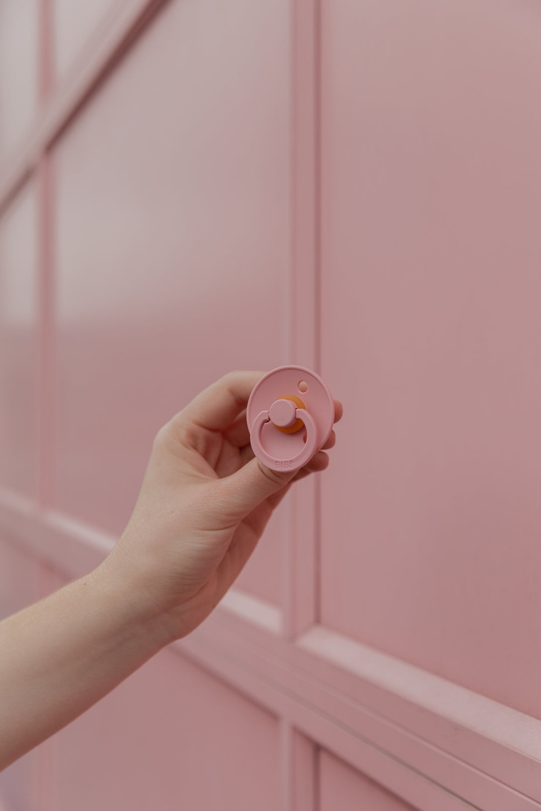 BIBS čiulptukų rinkinys 1 dydis ( 0 - 6 mėn.) Pale Butter/Dusty Pink