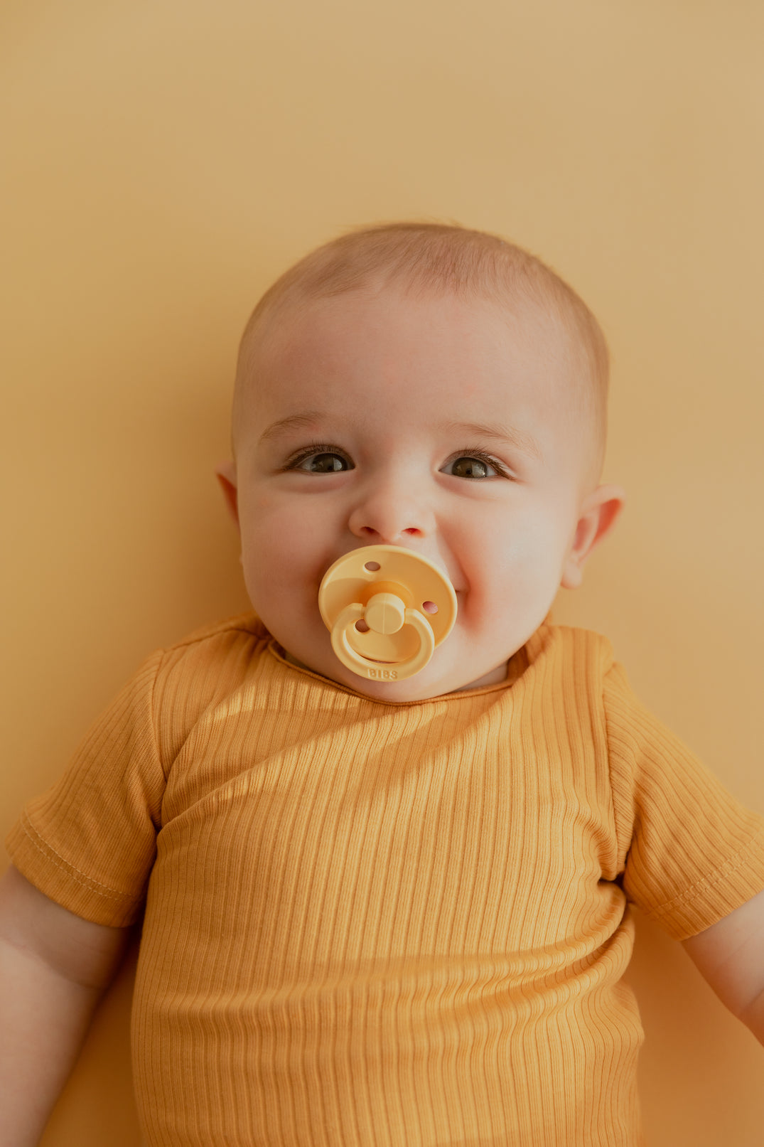 BIBS čiulptukų rinkinys 1 dydis ( 0 - 6 mėn.) Pale Butter/Dusty Pink